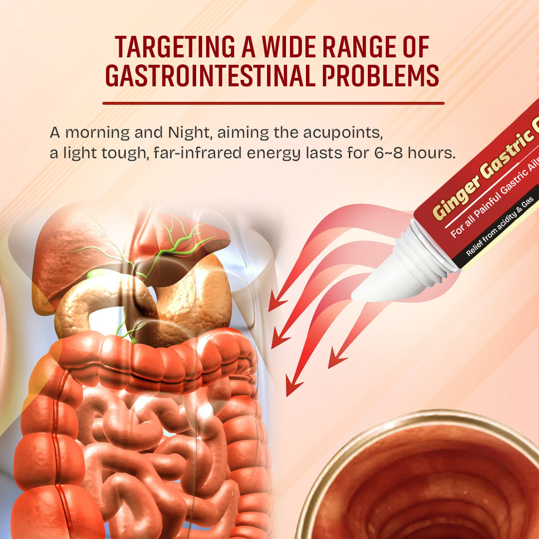 GingerBalm™ - Ginger Gastric Gel for Instant Stomach & Heartburn Relief 🌿✨ (Buy 1 Get 1 Free🔥🔥)