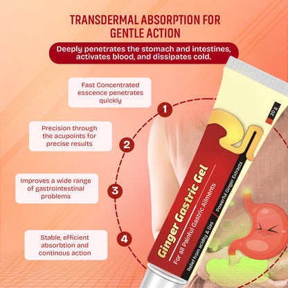 GingerBalm™ - Ginger Gastric Gel for Instant Stomach & Heartburn Relief 🌿✨ (Buy 1 Get 1 Free🔥🔥)