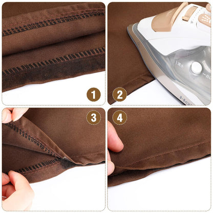 HemEasy™ Iron-On Fabric Hem Tape – No Sewing Required for Trousers, Clothes, Jeans, Skirt, Curtains, etc.