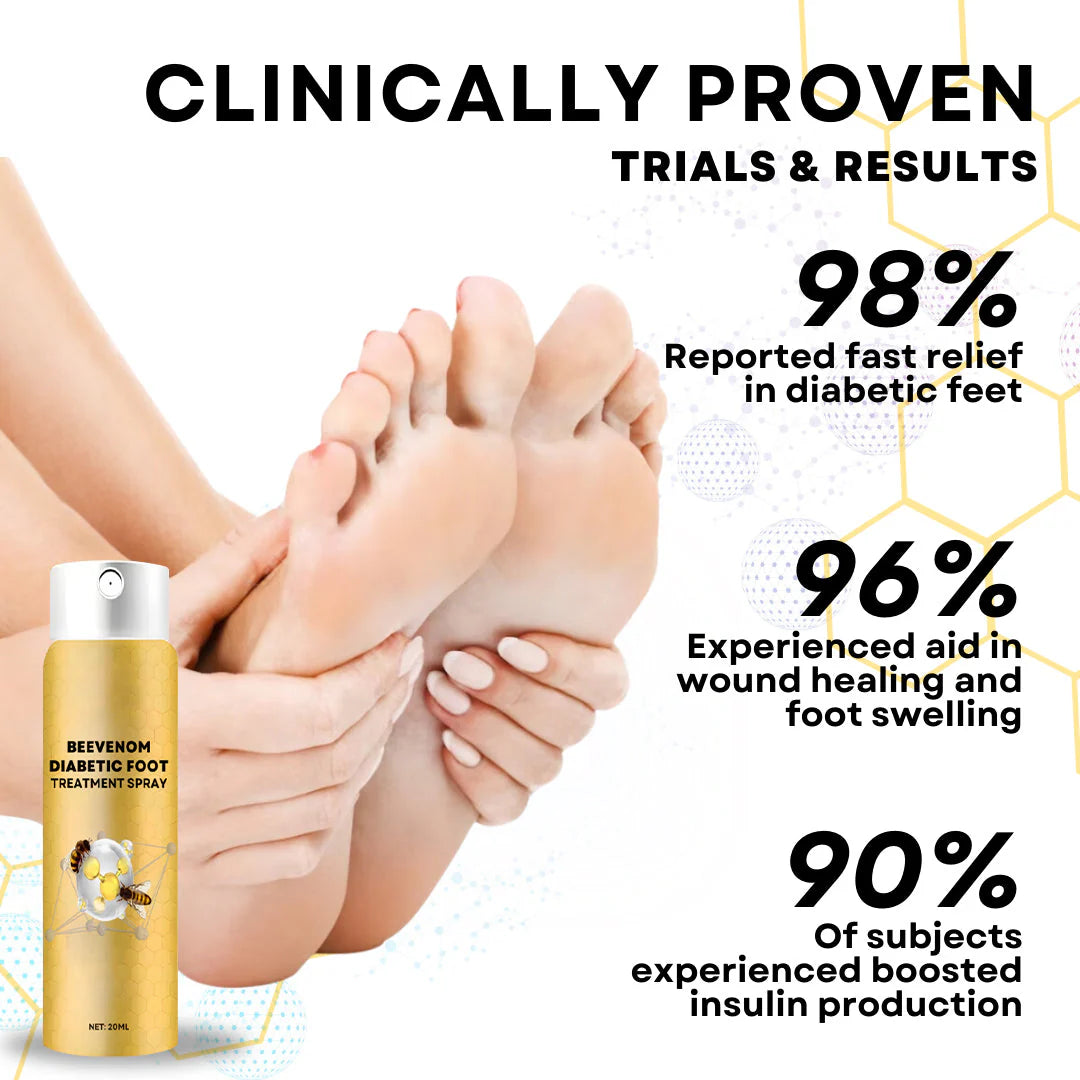 BeeRelief™ - BeeVenom Diabetic Foot Treatment Spray (Buy 1 Get 1 Free🔥🔥)
