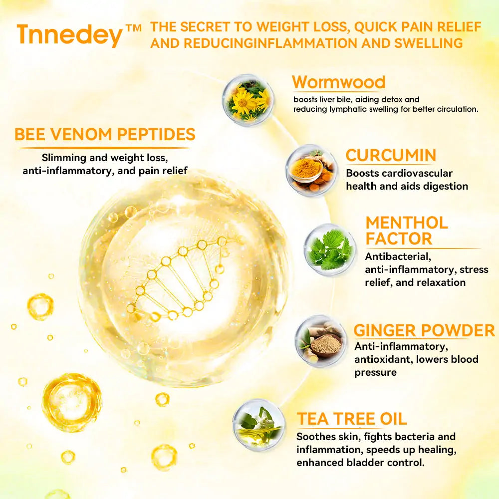 Bee Venom Lymphatic Drainage & Slimming Foot Patches 🌿👣