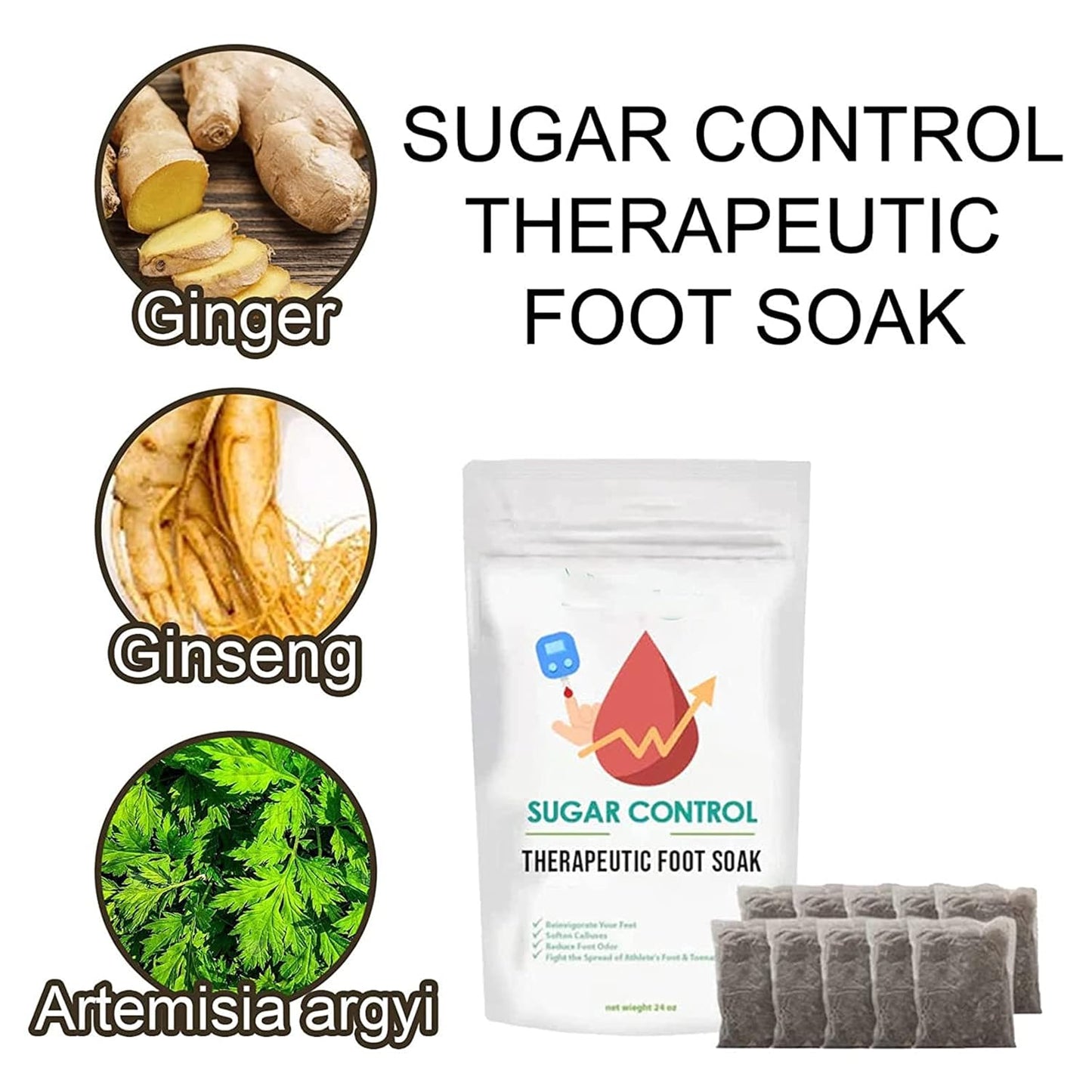 SugarEase™ - Sugar Control Therapeutic Foot Soak (Buy 1 Get 1 Free Offer🔥🔥)
