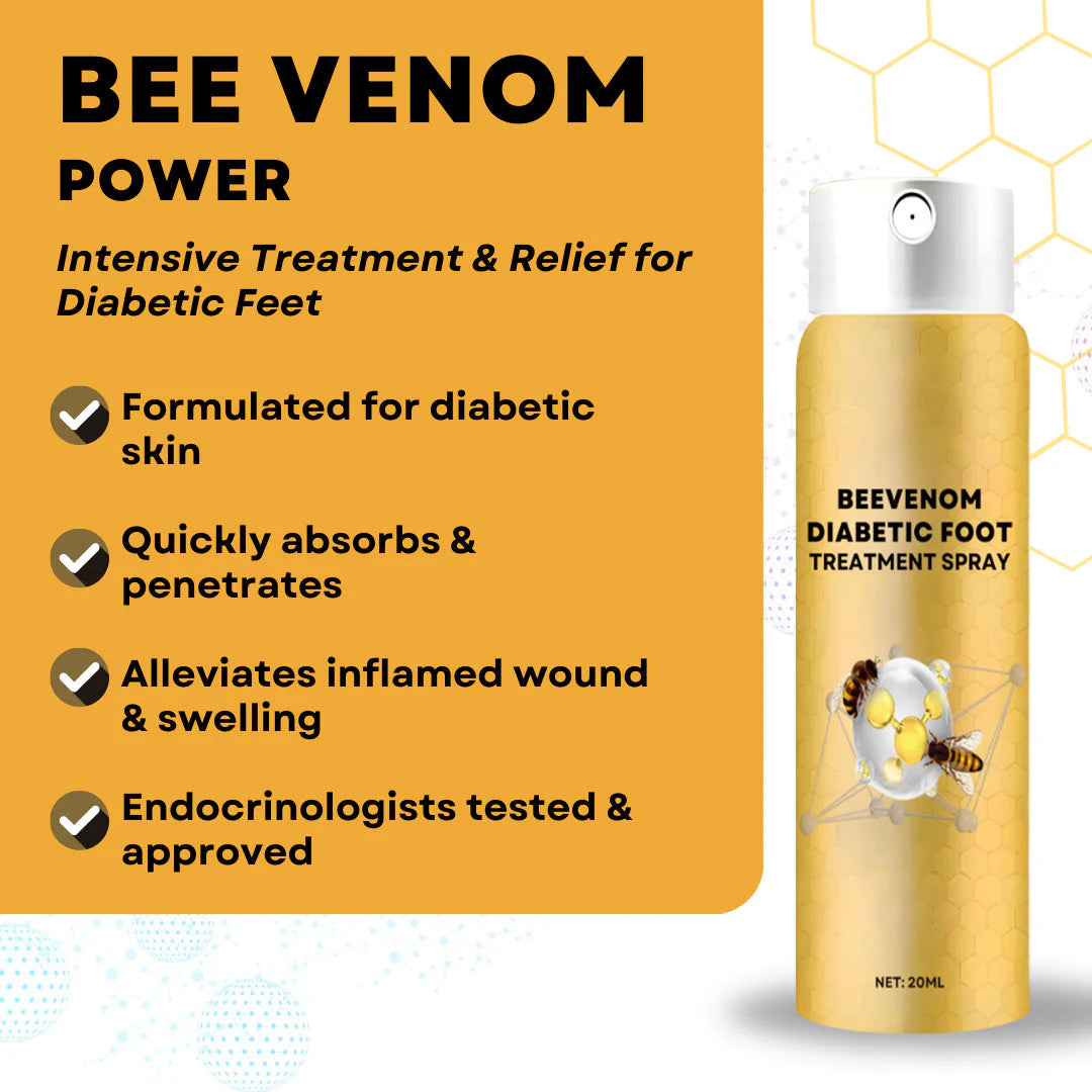 BeeRelief™ - BeeVenom Diabetic Foot Treatment Spray (Buy 1 Get 1 Free🔥🔥)