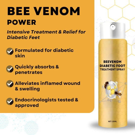 BeeRelief™ - BeeVenom Diabetic Foot Treatment Spray (Buy 1 Get 1 Free🔥🔥)